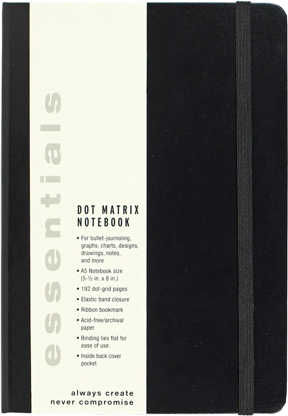 Peter Pauper Press Essentials Dot Matrix notatbok A5 prikket