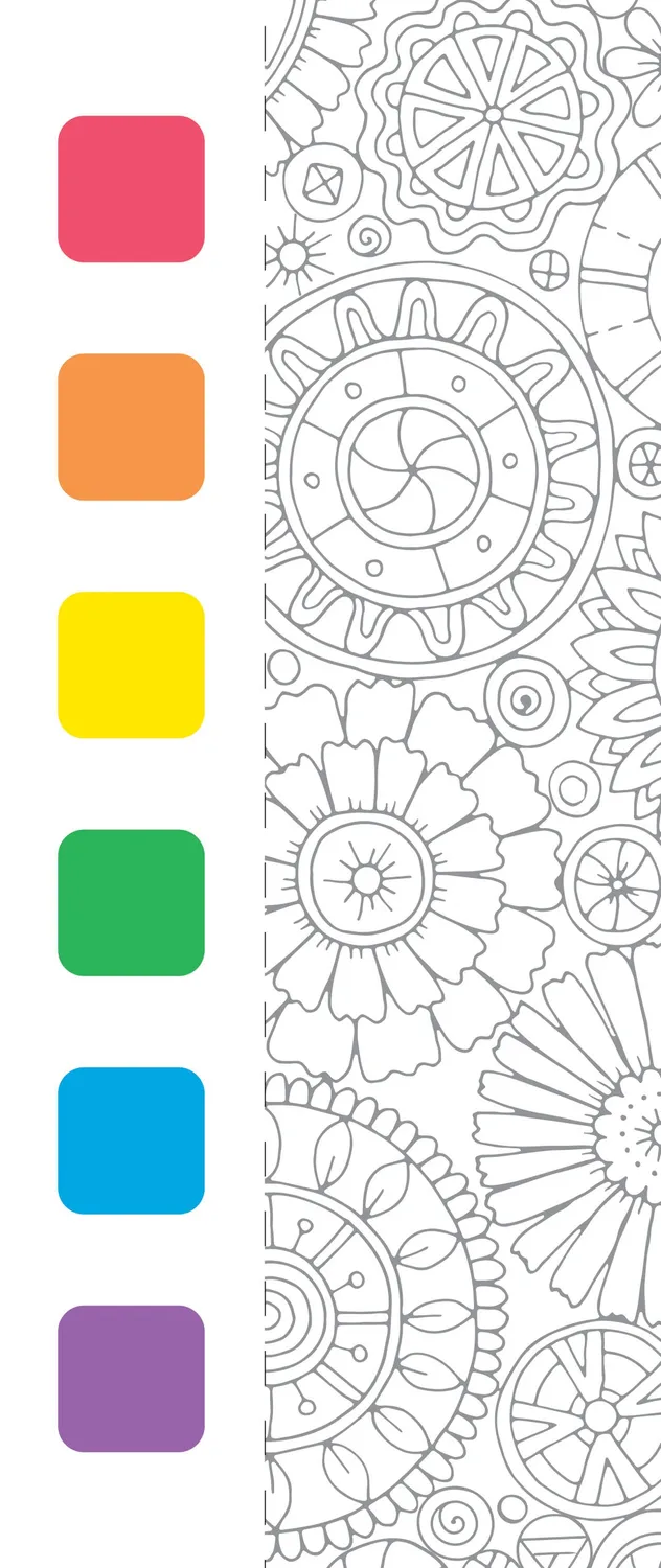 Peter Pauper Press Color Me Calm akvarellsett lomme