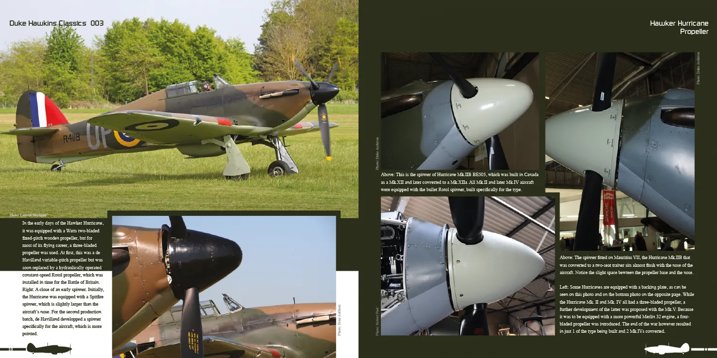 Duke Hawkins Hawker Hurricane bok Classic