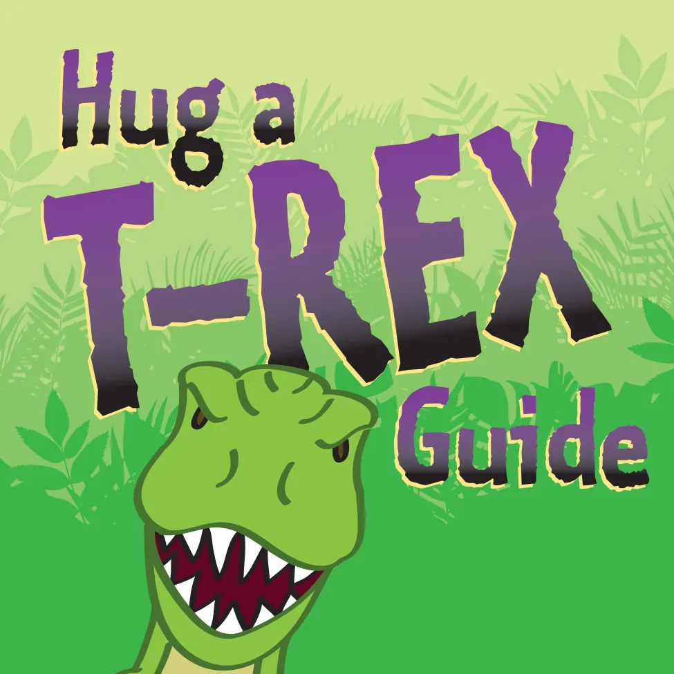 Peter Pauper Press Hug a T-Rex kosedyrsett med bok