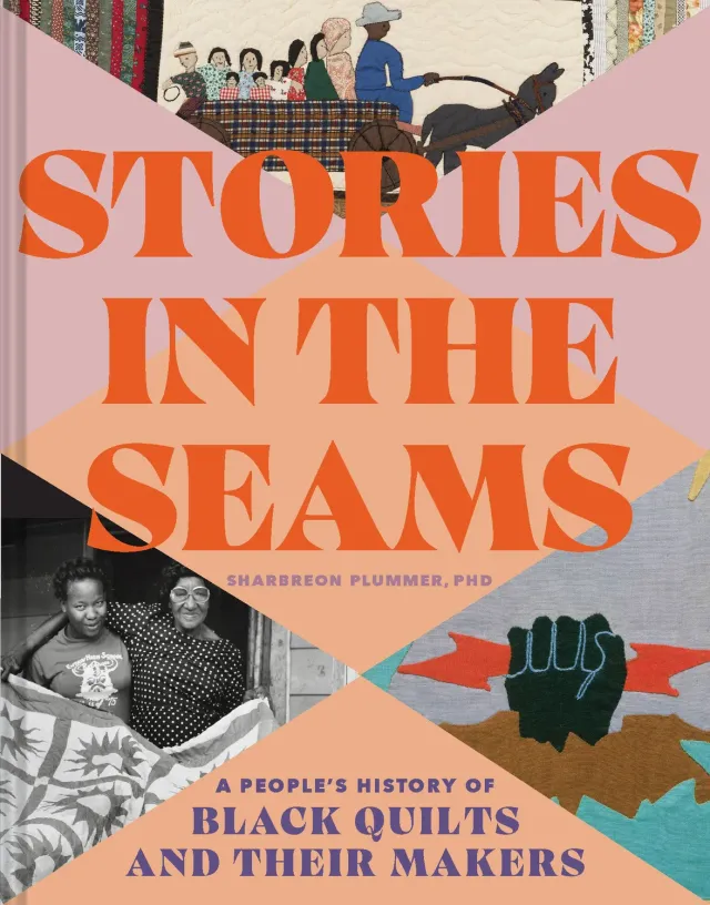 Stories in the Seams quiltebok innbundet historie