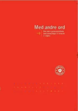 Magne Rommetveit Med andre ord bok innbundet brukt