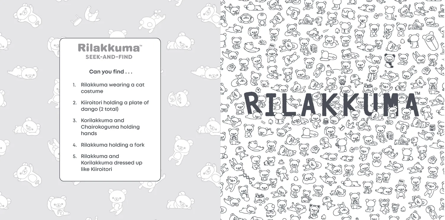 Rilakkuma Cute Cozy Classics fargeleggingsbok pocket