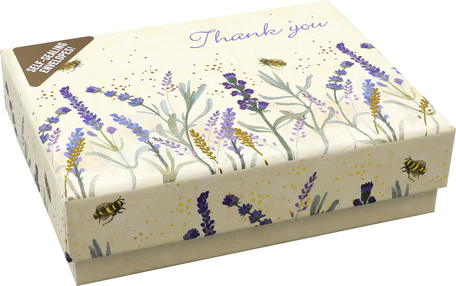 Peter Pauper Press Lavender Honey takkekort 14 stk lavendel