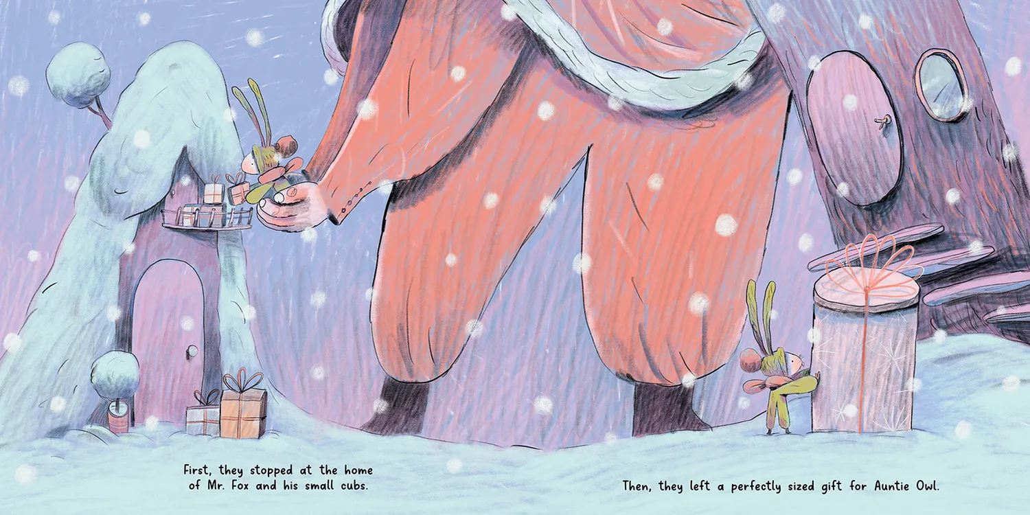 Abrams Little Hare Finds a Gift barnebok innbundet jul
