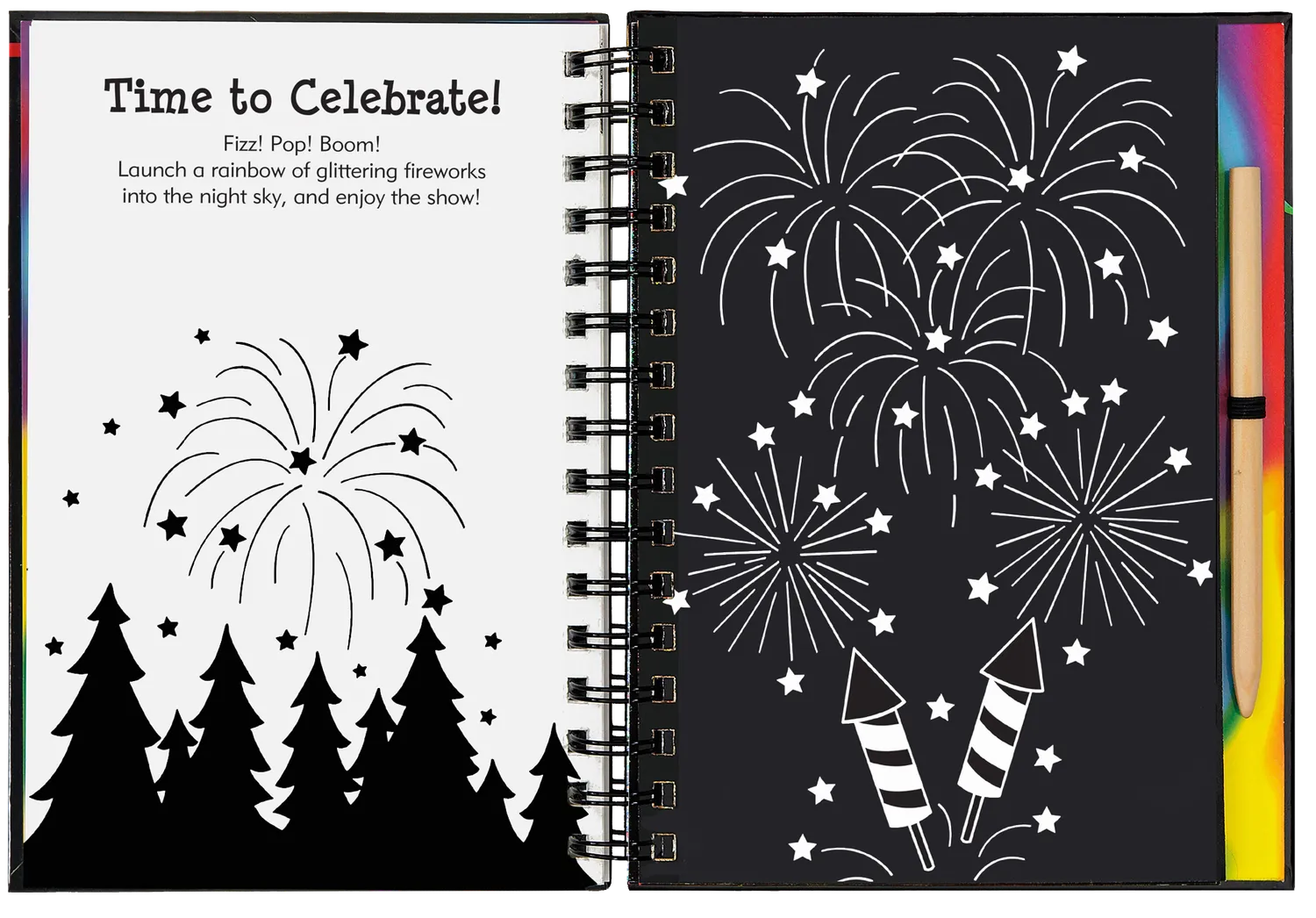 Peter Pauper Press Scratch and Sketch Sparkle skrapebok barn