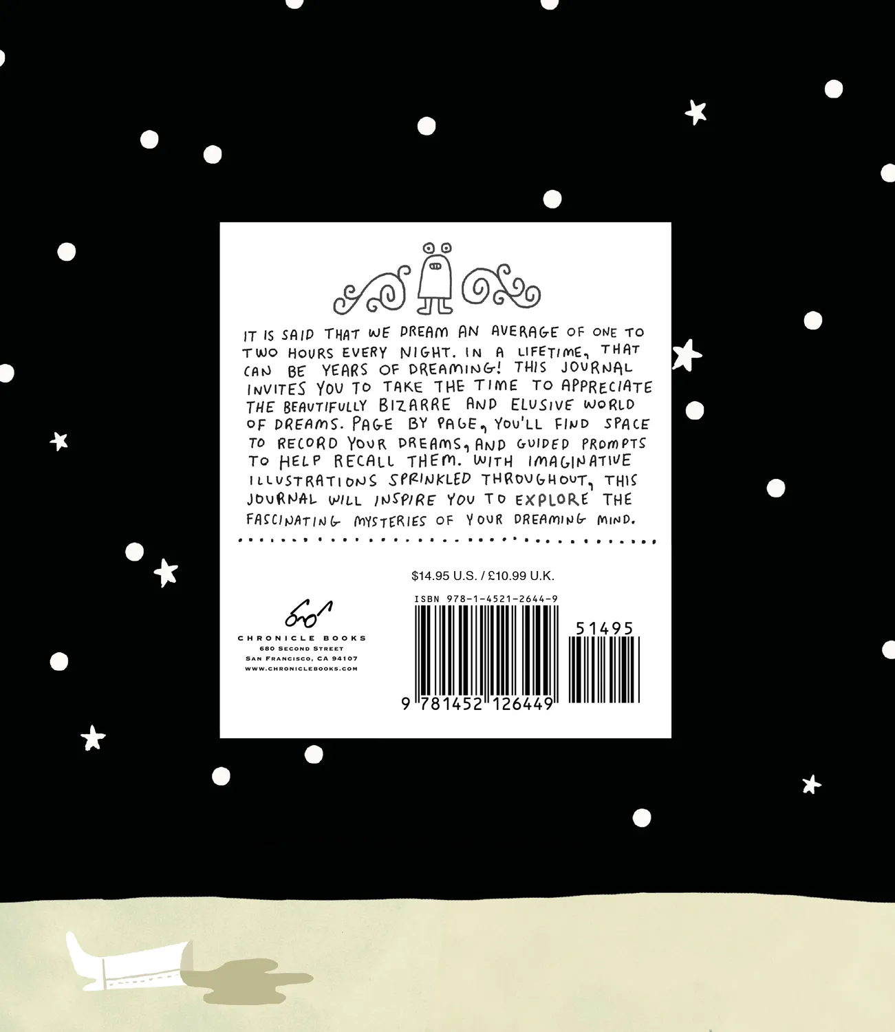 Abrams and Chronicle Strange Dreams journal drømmedagbok skrivebok