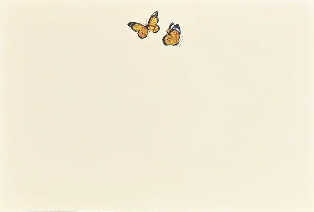 Peter Pauper Press Monarch Butterflies korrespondansekort 25pk