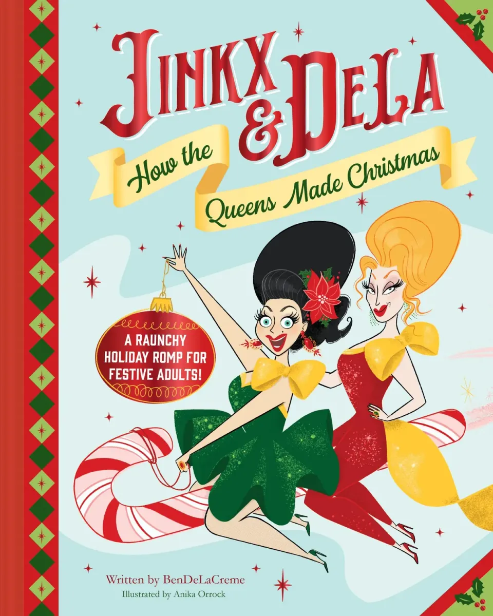 Jinkx & DeLa How the Queens Made Christmas innbundet julebok