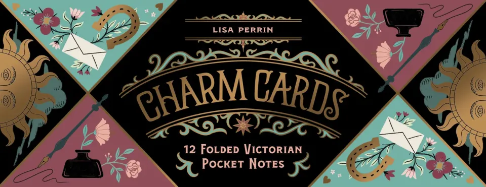 Chronicle Books Luck, Love & Dreams Charm Cards kort 12-pakn viktoriansk