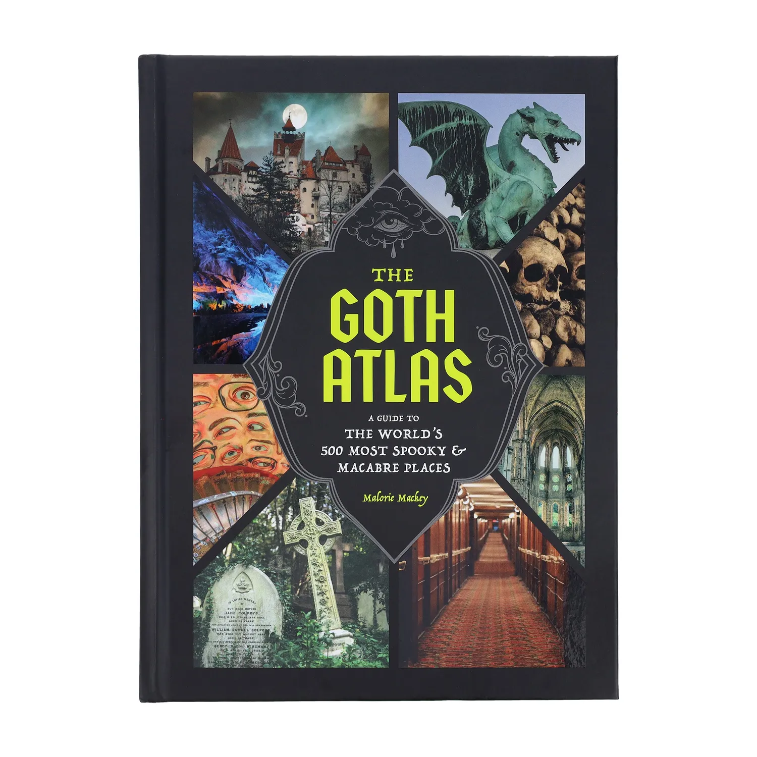 Abrams and Chronicle The Goth Atlas innbundet bok 500 skumle steder
