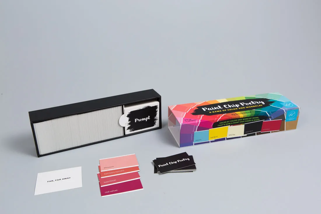 Chronicle Books Paint Chip Poetry spill farger dikt