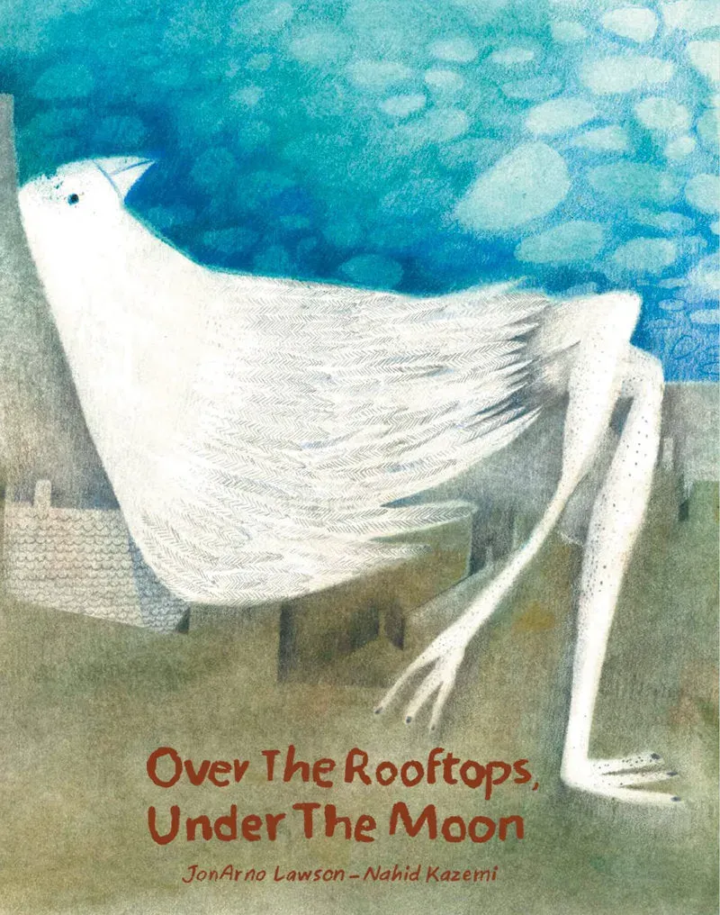 Abrams and Chronicle Over the Rooftops Under the Moon billedbok innbundet