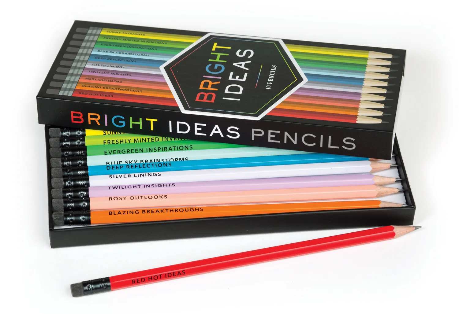 Bright Ideas blyantsett 10 stk HB – inspirasjon