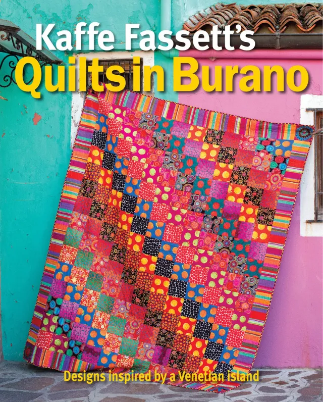 Kaffe Fassett Quilts in Burano Venetian Island pocketbok 19 mønstre
