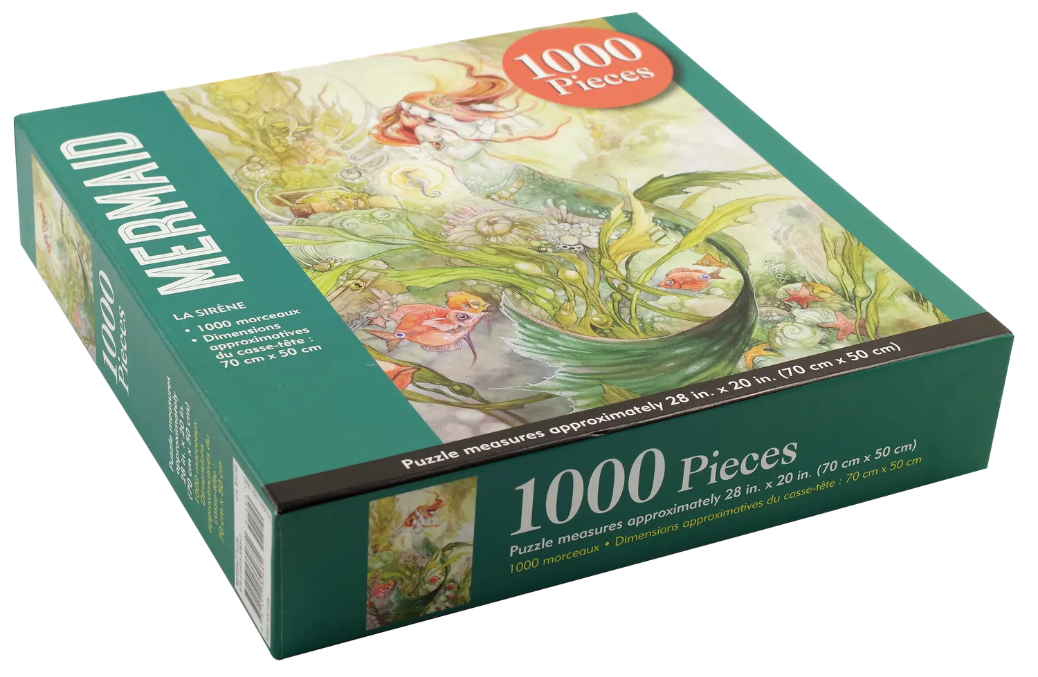 Peter Pauper Press Mermaid puslespill 1000 havfrue