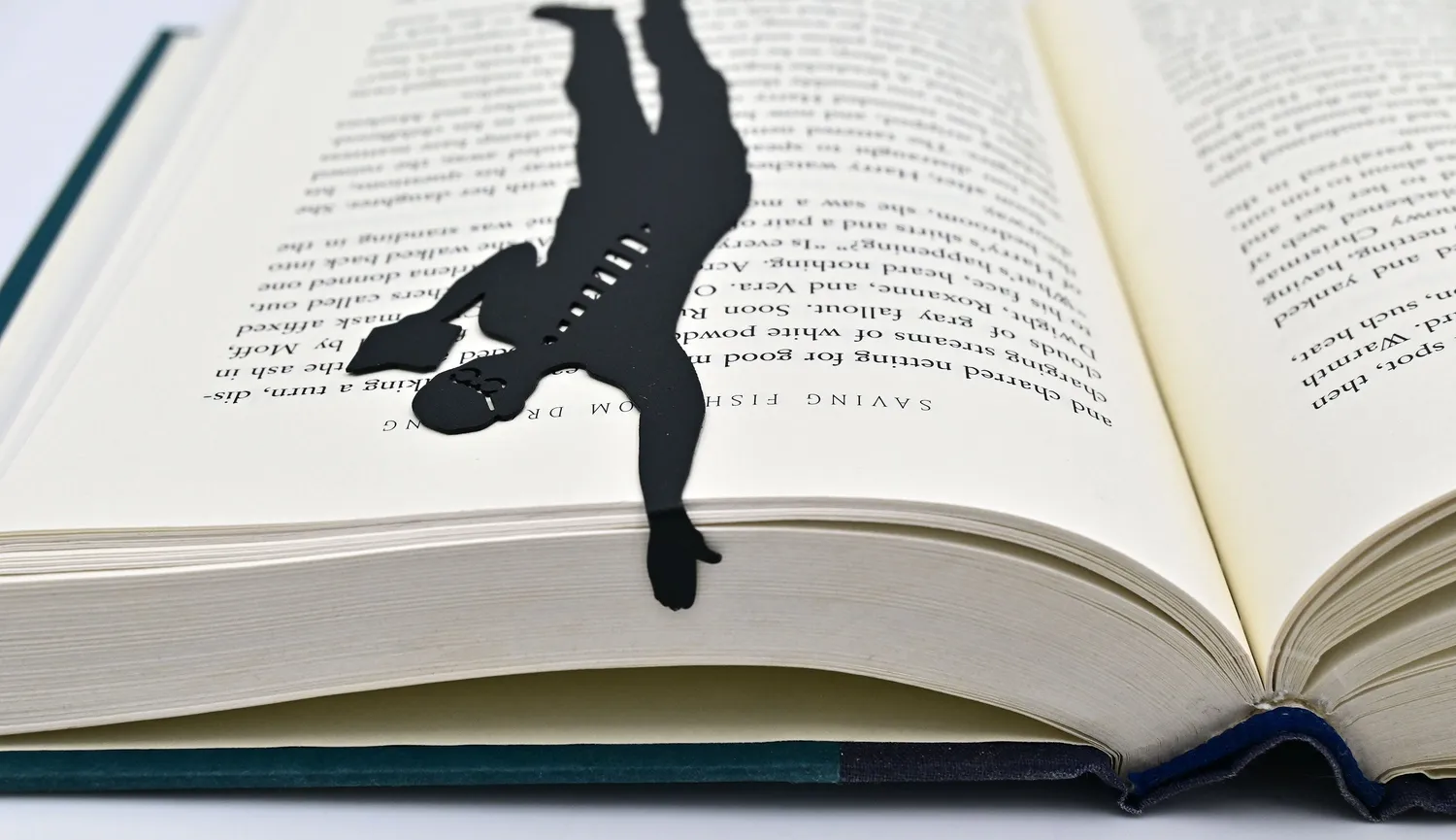 Peter Pauper Press Book Lover Hanging bokmerke metall svart