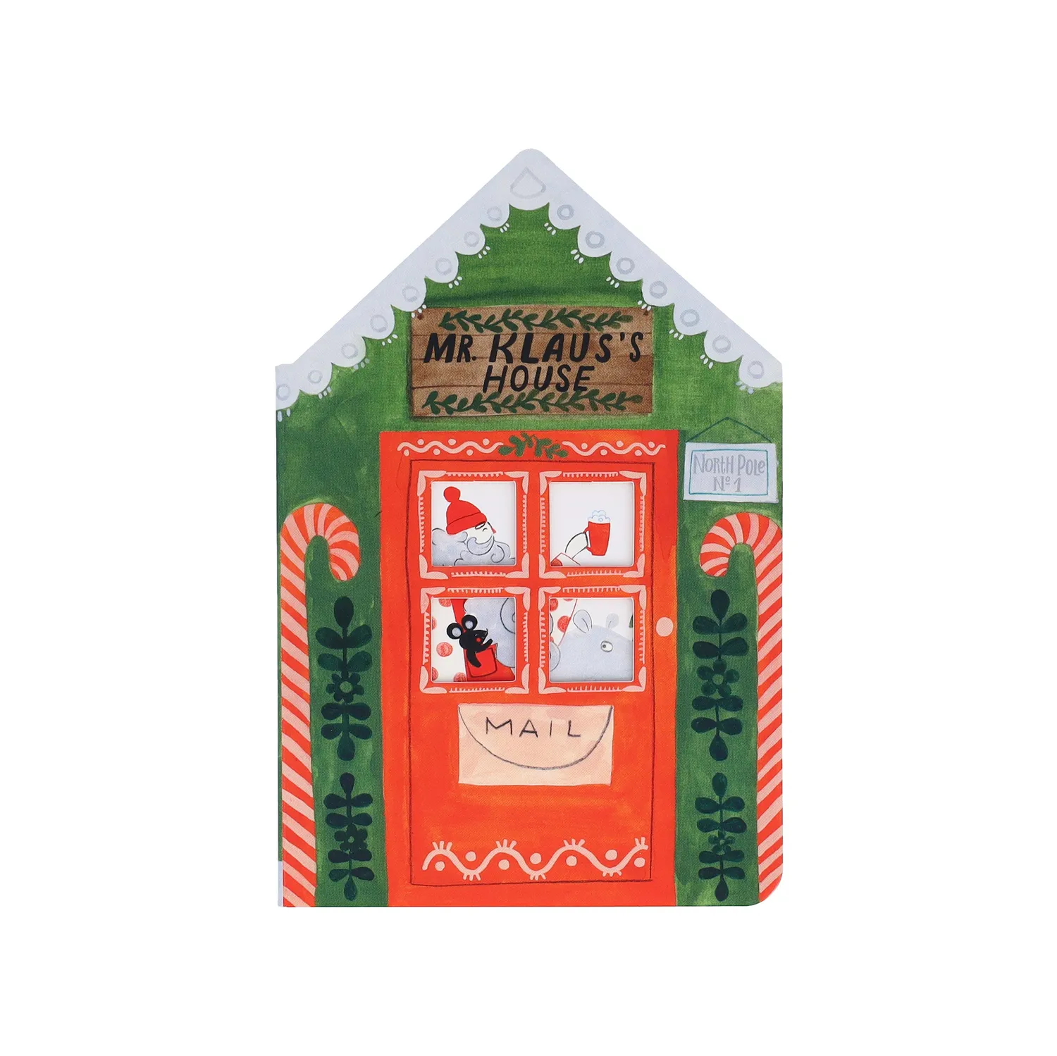 Chronicle Books North Pole Village julebok 3 minibøker