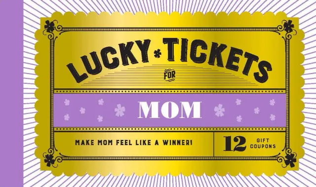 Chronicle Books Lucky Tickets for Mom gavekort 12 kuponger