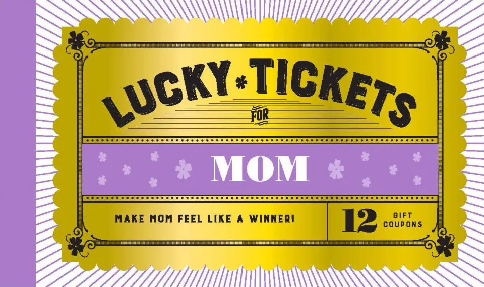 Chronicle Books Lucky Tickets for Mom gavekort 12 kuponger