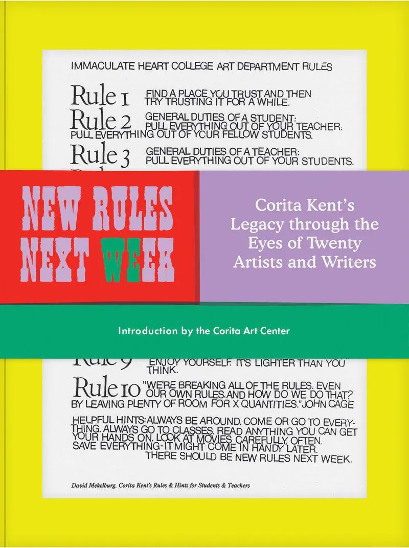 New Rules Next Week Corita Kent innbundet kunstbok