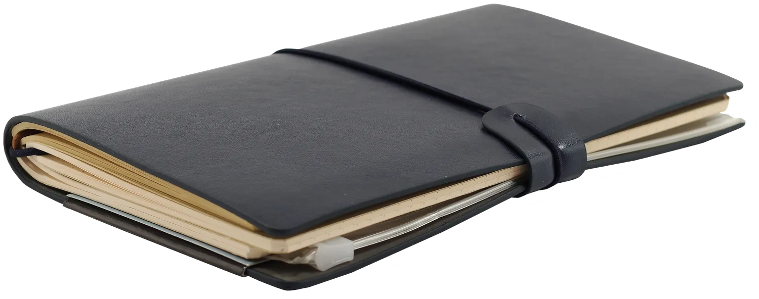 Peter Pauper Press Voyager Midnight Blue notatbok 3 inserts