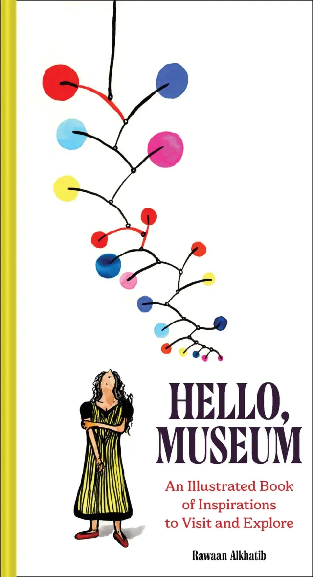 Hello Museum illustrert bok innbundet guide