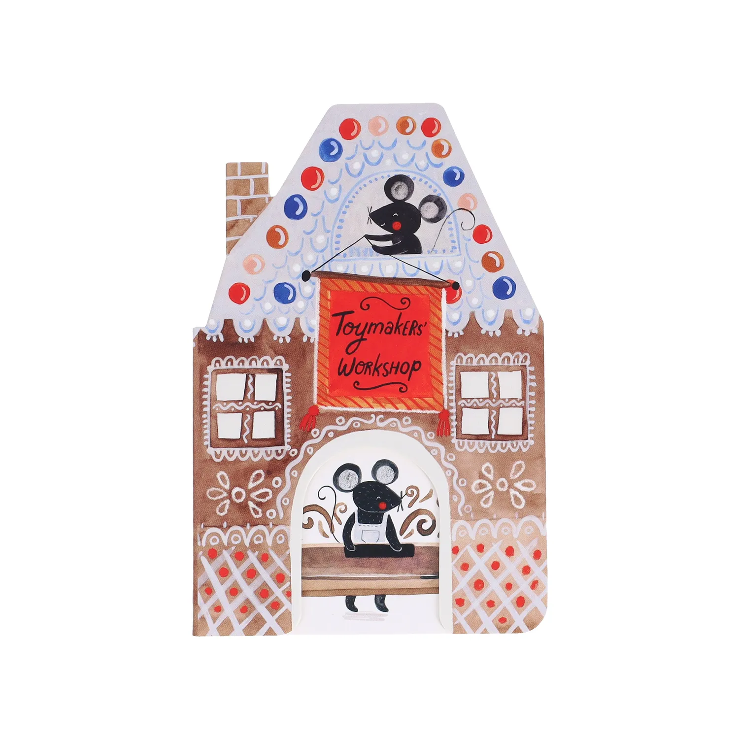 Chronicle Books North Pole Village julebok 3 minibøker