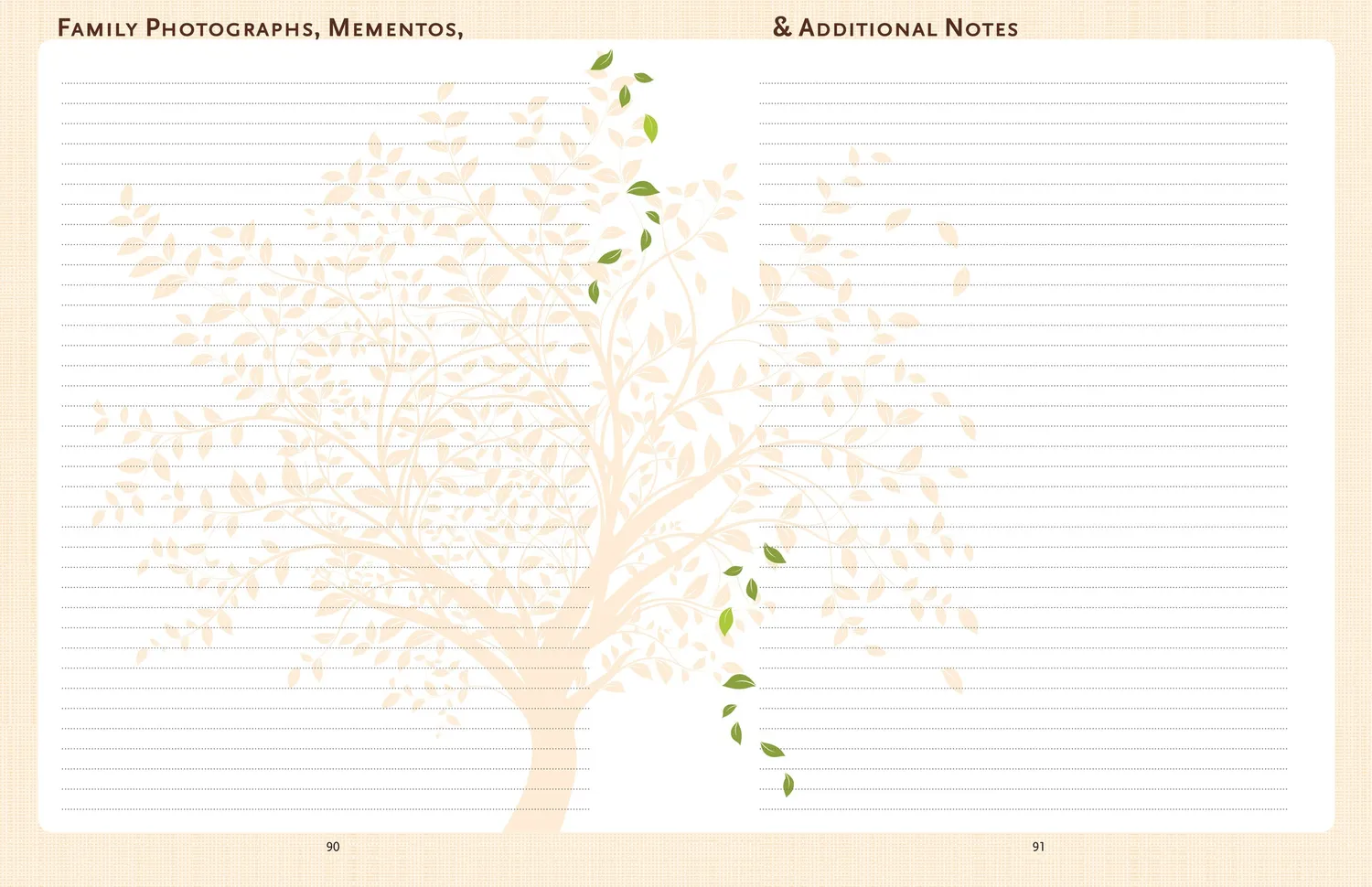 Peter Pauper Press Our Family Tree slektstre bok