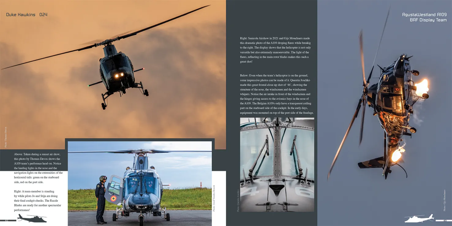 Duke Hawkins A109 helikopterbok walkaround
