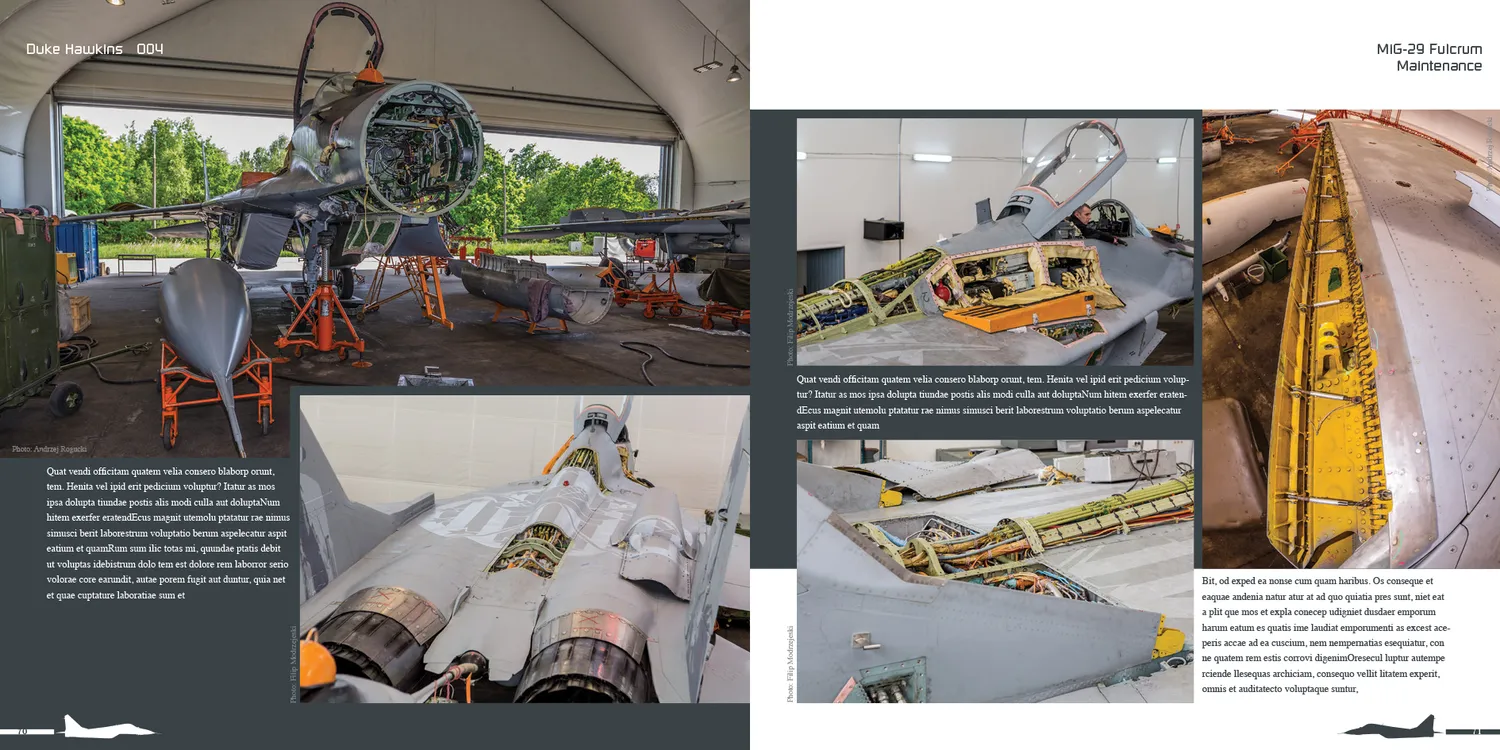 Duke Hawkins MiG-29 Fulcrum bok 116 sider jagerfly