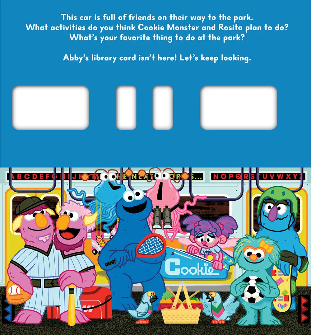 Abrams All Aboard Sesame Street pappbok utbrett