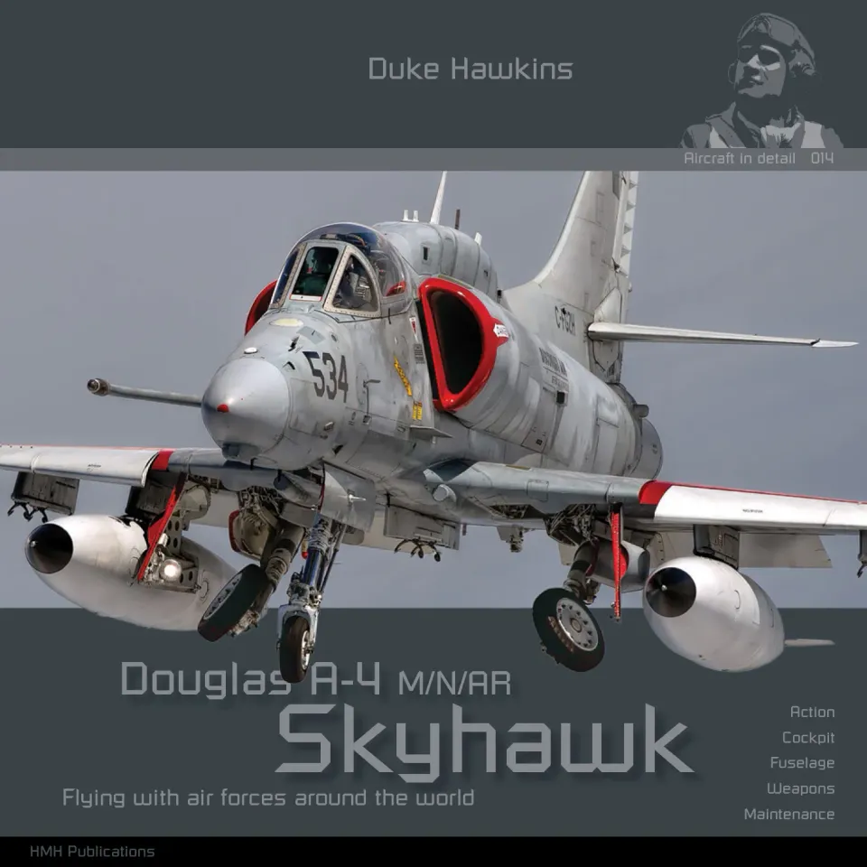 Duke Hawkins Douglas A-4 M/N/AR Skyhawk bok detaljfoto