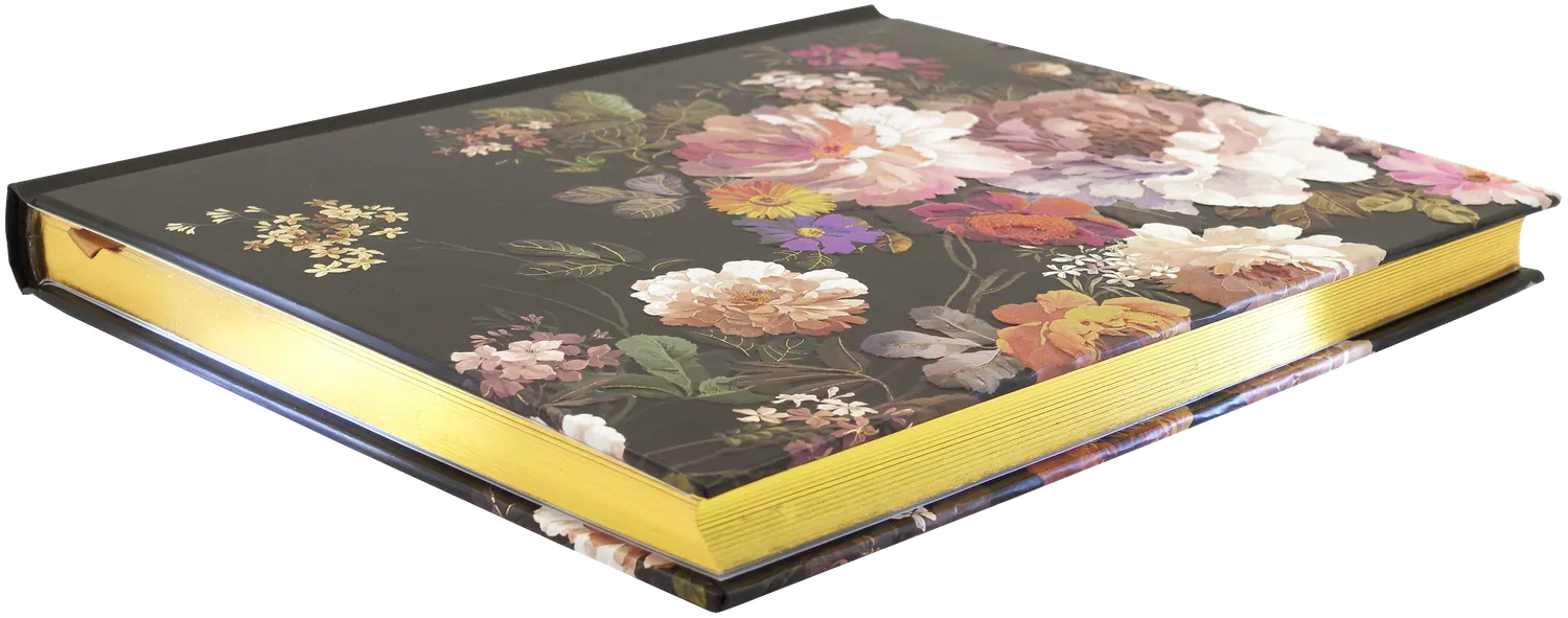 Peter Pauper Press Midnight Floral notatbok linjert