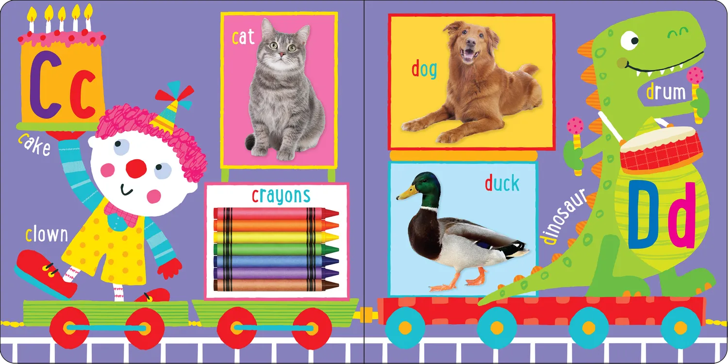 Peter Pauper Press My First ABCs kartongbok baby 0+ polstret