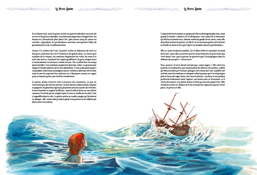 Abrams The Little Mermaid bok innbundet Lacombe