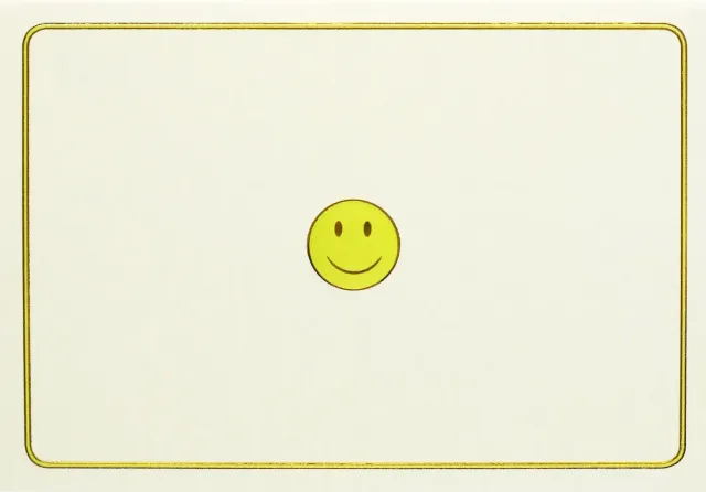 Peter Pauper Press Smiley Face notatkort 14 stk preget