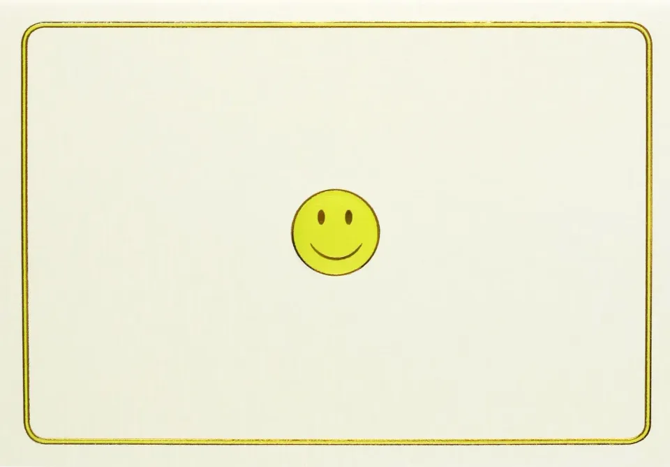 Peter Pauper Press Smiley Face notatkort 14 stk preget