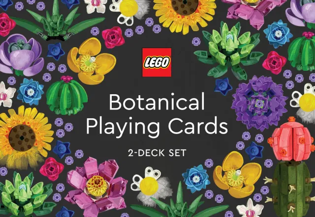LEGO Botanical Playing Cards spillkort 2-pakning blomster