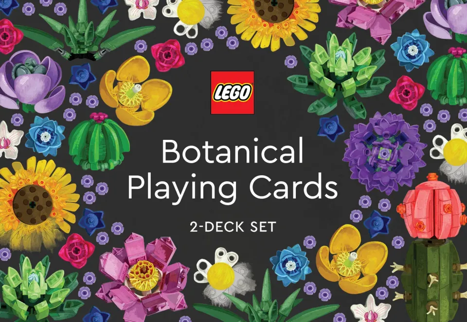 LEGO Botanical spillkort 2 kortstokker blomster