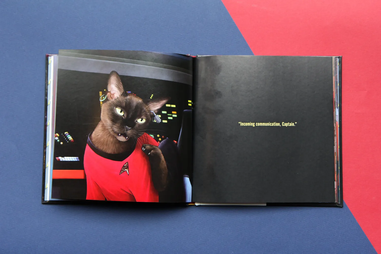 Chronicle Books Star Trek Cats innbundet bok gave