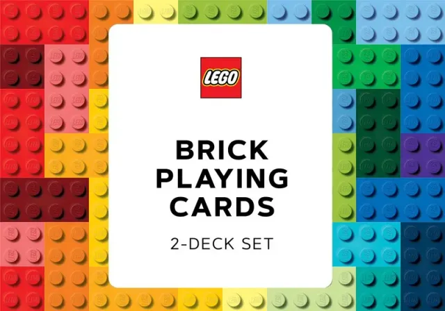 LEGO Brick Playing Cards spillkort 2 stokker fargerik