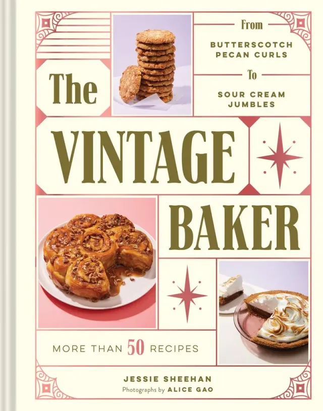 Chronicle Books Vintage Baker kokebok innbundet over 50 oppskrifter retro