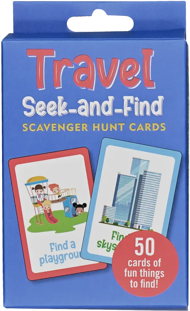 Peter Pauper Press Travel Seek-and-Find kortspill 51 kort