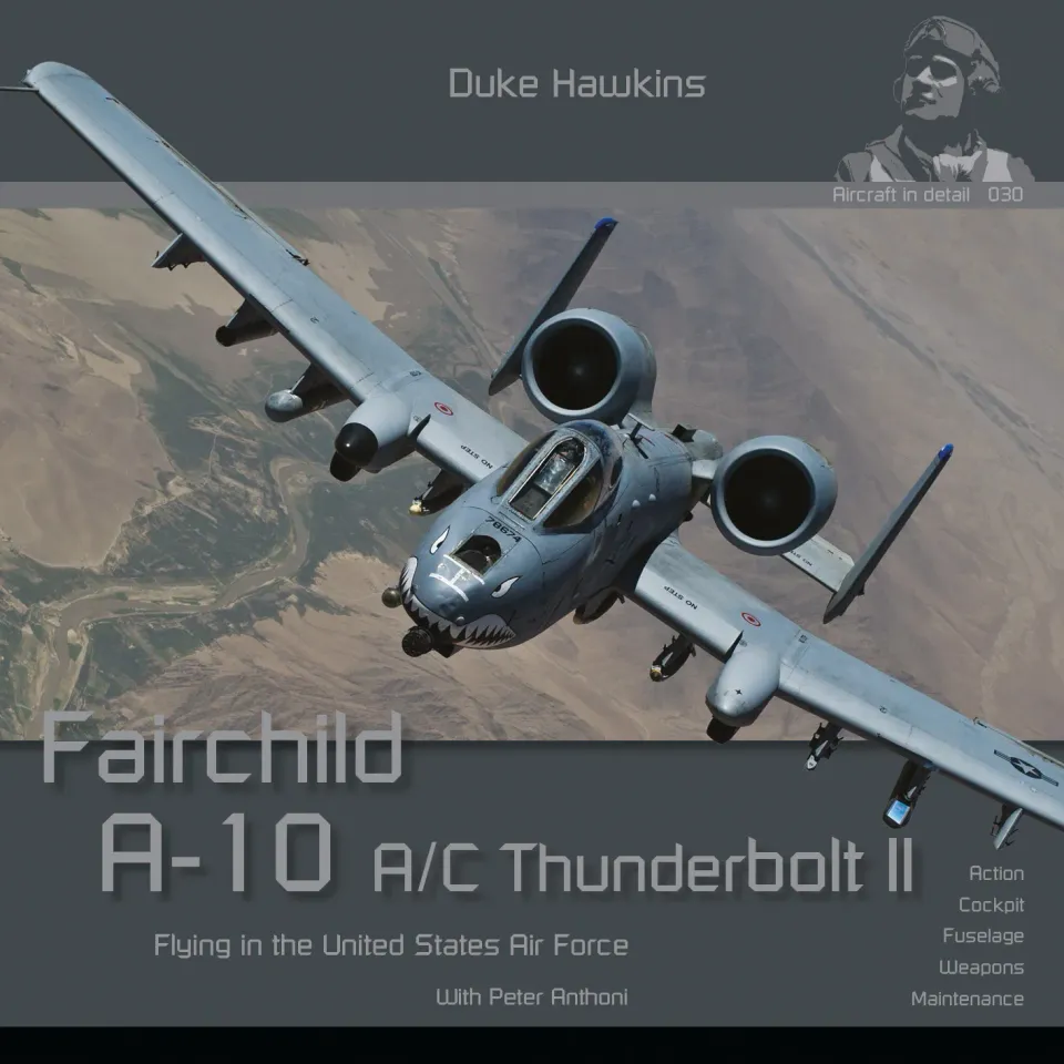 Duke Hawkins Fairchild A-10 Thunderbolt II bok 180 sider