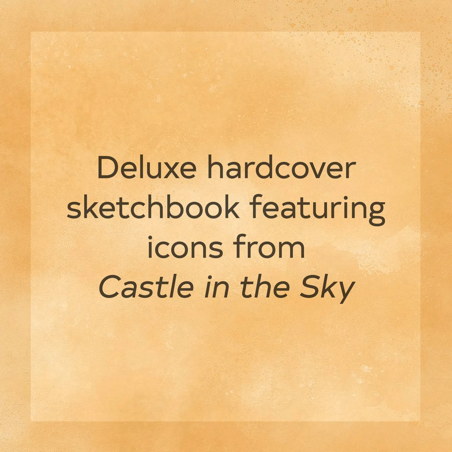 Studio Ghibli Castle in the Sky skissebok stoffomslag