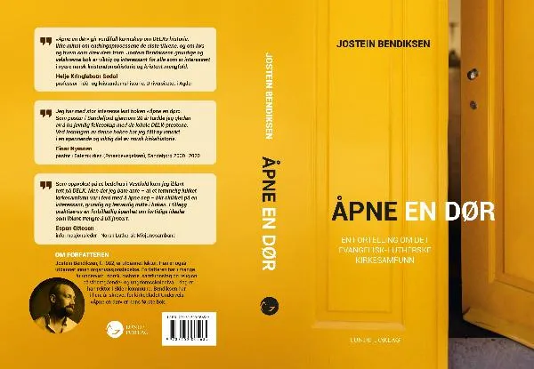 DELK-forlaget Åpne en dør bok innbundet DELK-historie