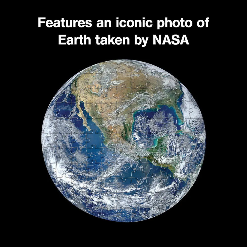 Abrams Earth puslespill 100 brikker rundt NASA