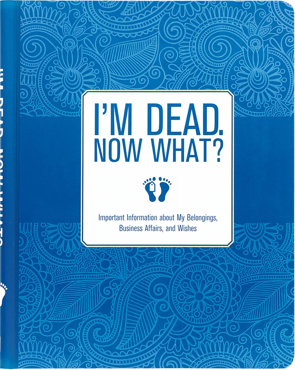 Peter Pauper Press I'm Dead Now What organizer perm