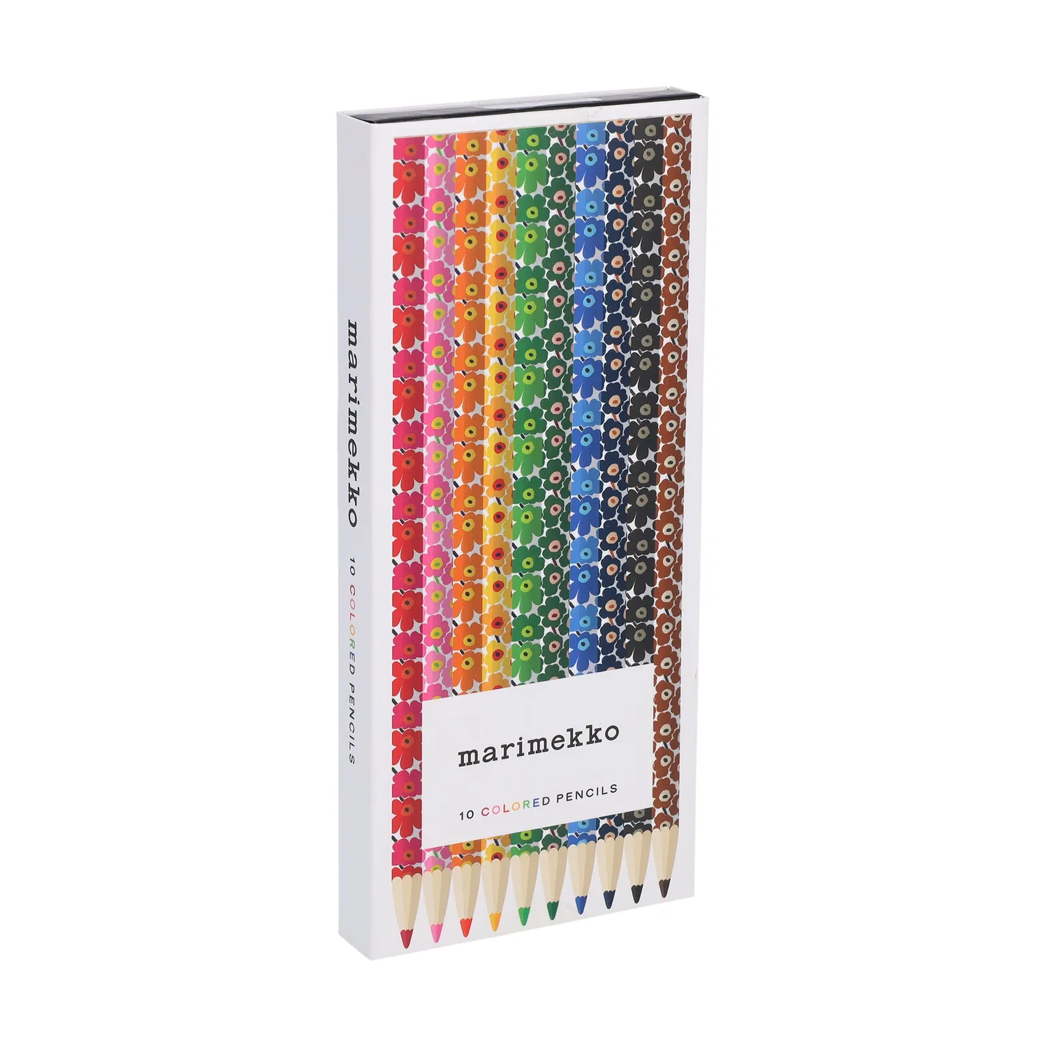 Marimekko Unikko fargeblyanter 10 stk blomst